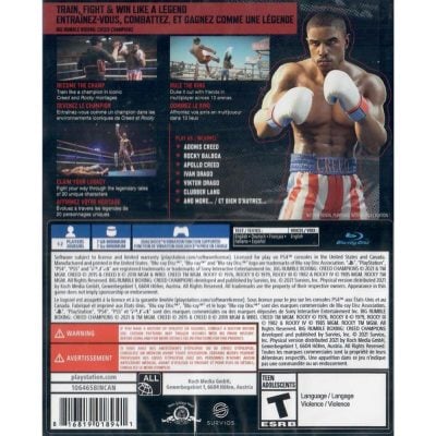 Big Rumble Creed Champions Boxing - Ps4 (Novo)