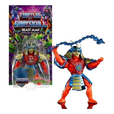 Boneco Turtles Of Grayskull - Beast Man - Mattel (Novo)