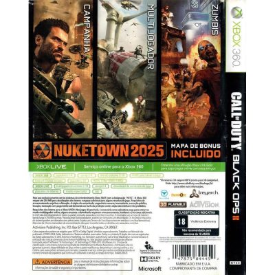 Call Of Duty Black Ops 2 - Xbox 360 (Usado)