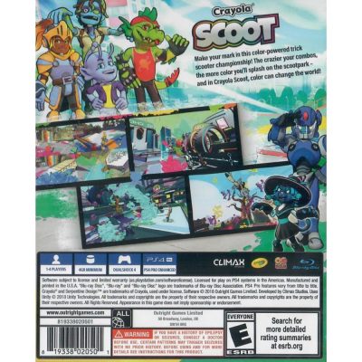 Crayiola Scoot - Ps4 (Novo)