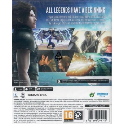 Crisis Core: Final Fantasy Vii Reunion - Ps5 (Novo) (Europeu)