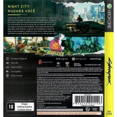 Cyberpunk 2077 - Xbox One (Com Extras) (Usado)