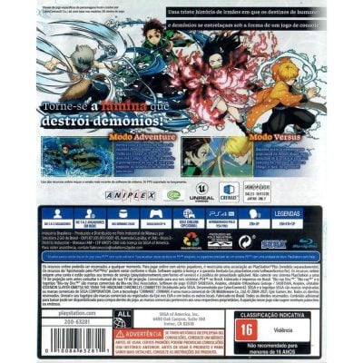 Demon Slayer The Hinokami Chronicles - Ps4 (Seminovo)
