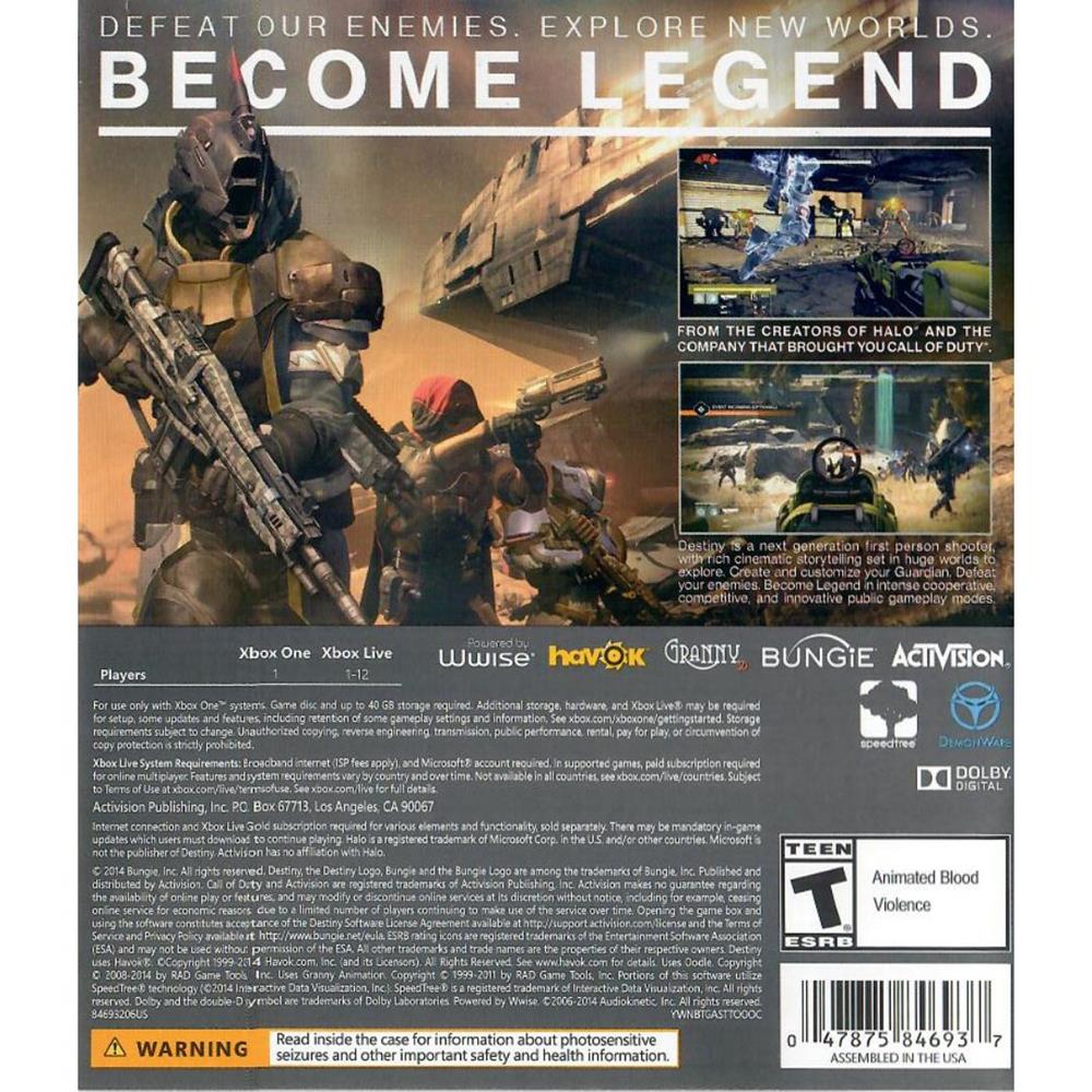 Destiny - Xbox One (Seminovo)