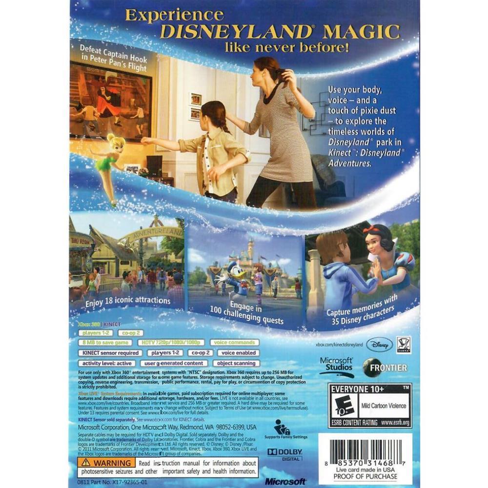 Disneyland Adventures - Xbox 360 (Usado)