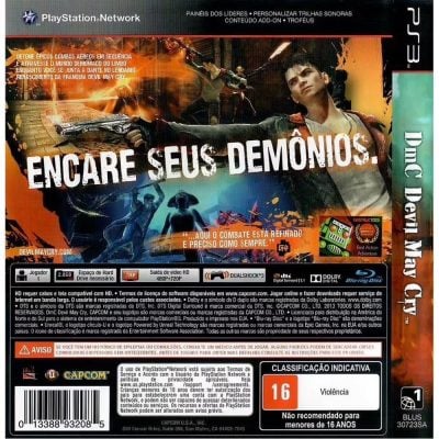 Dmc Devil May Cry - Ps3 (Usado)