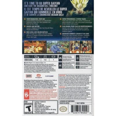 Dragon Ball Xenoverse 2 - Nintendo Switch (Novo)