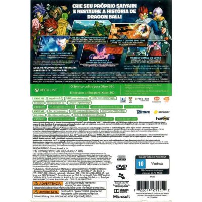 Dragon Ball Xenoverse Xv - Xbox 360 (Usado)