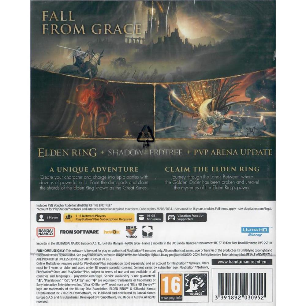 Elden Ring Shadow Of The Erdtree Edition - Ps5 (Novo) (Europeu)
