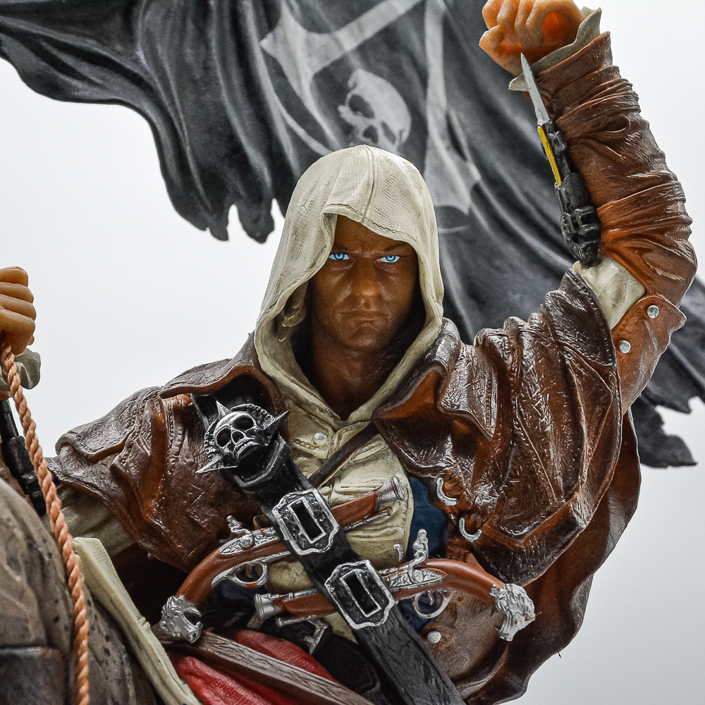 Estátua Edição De Colecionador Assassins Creed Black Flag (Sem Espada) (Pintura Restaurada)