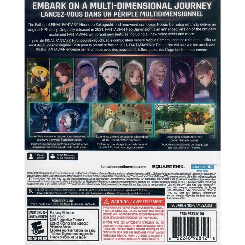 Fantasian Neo Dimension - Ps5 (Novo)