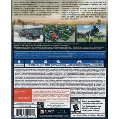 Farming Simulator 2022 - Ps4 (Novo)