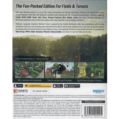 Farming Simulator 22 Platinum Edition - Ps5 (Novo) (Europeu)