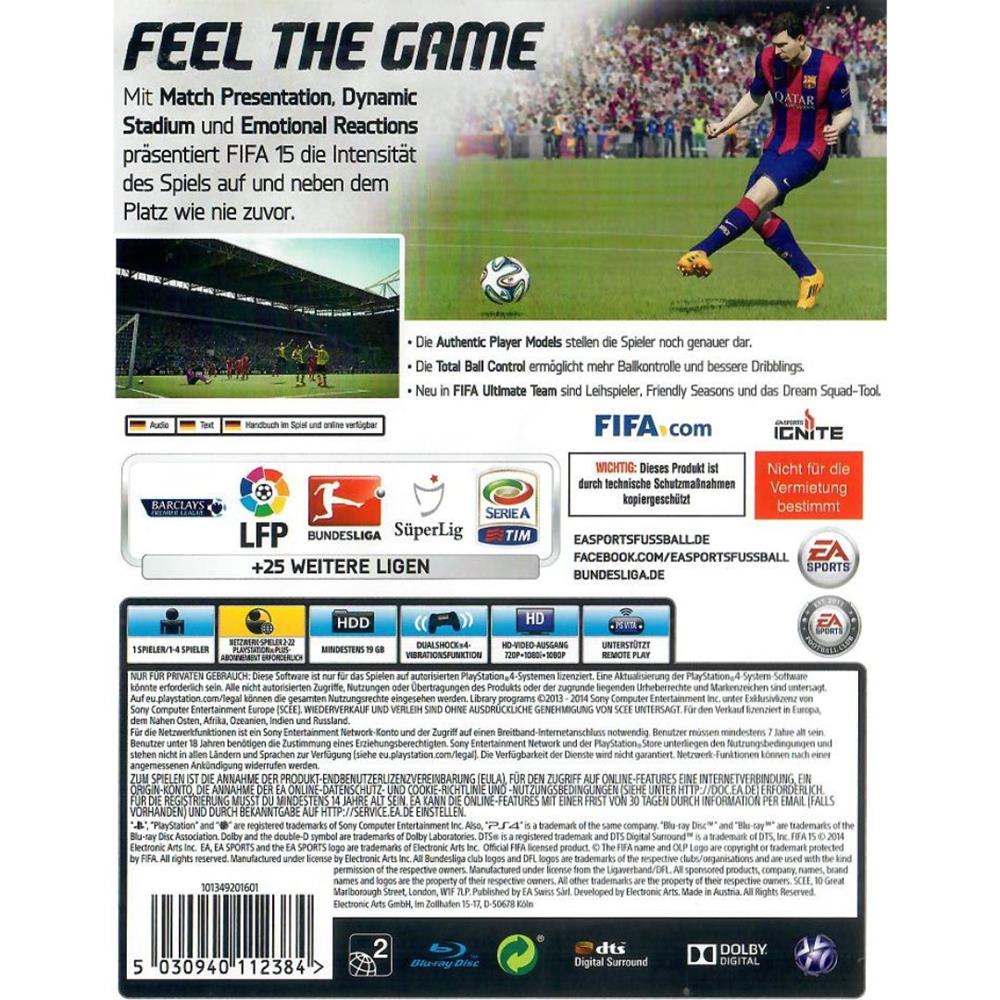 Fifa 15 - Ps4 (Usado) (Europeu)