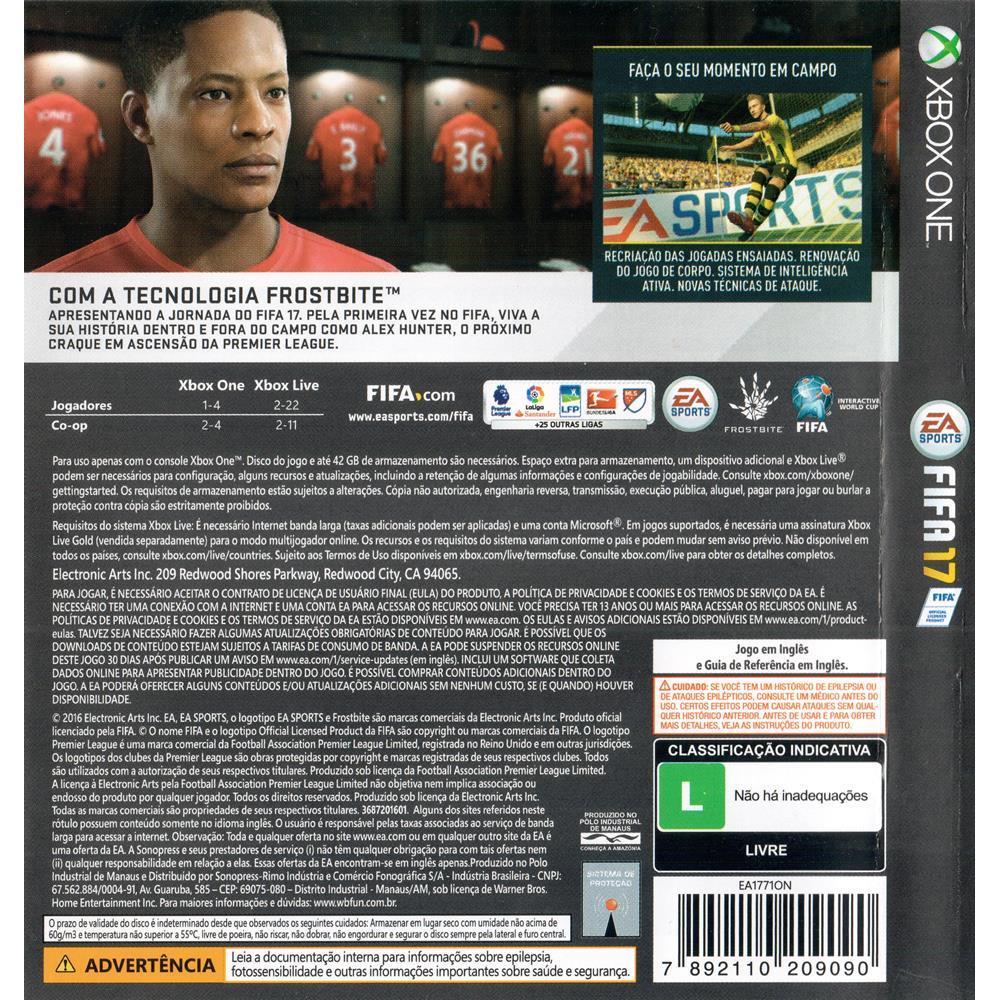 Fifa 17 - Xbox One (Usado)