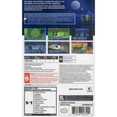 Final Fantasy I Ii Iii Iv V Vi - Nintendo Switch (Novo)