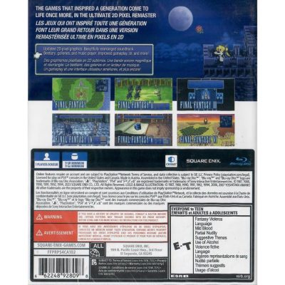 Final Fantasy I-Vi Collection Anniversary Edition - Ps4 (Novo)