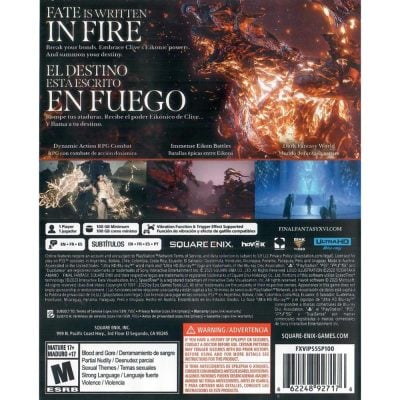 Final Fantasy Xvi - Ps5 (Seminovo)