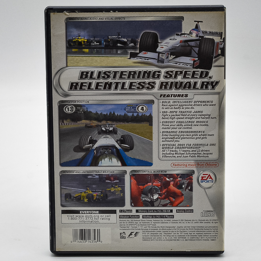 Formula (F1) 2001 - Ps2 (Usado) (Detalhe Capa)