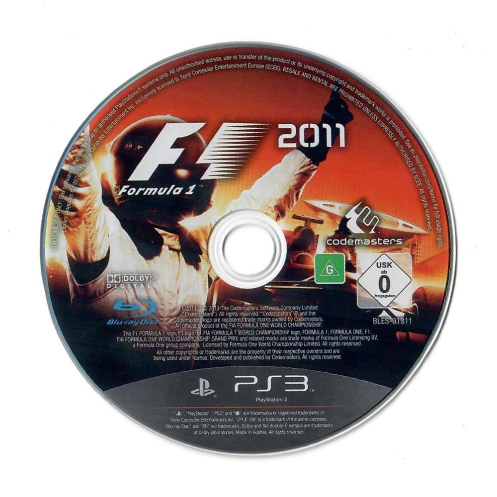 Formula (F1) 2011 - Ps3 (Usado) (Somente Disco)