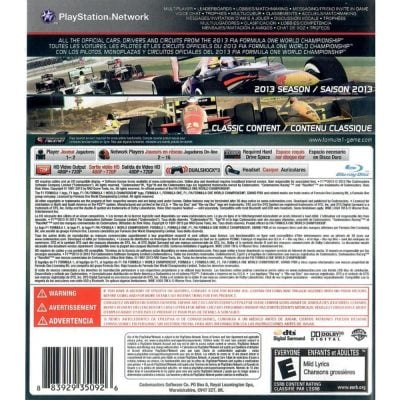 Formula (F1) 2013 - Ps3 (Usado)