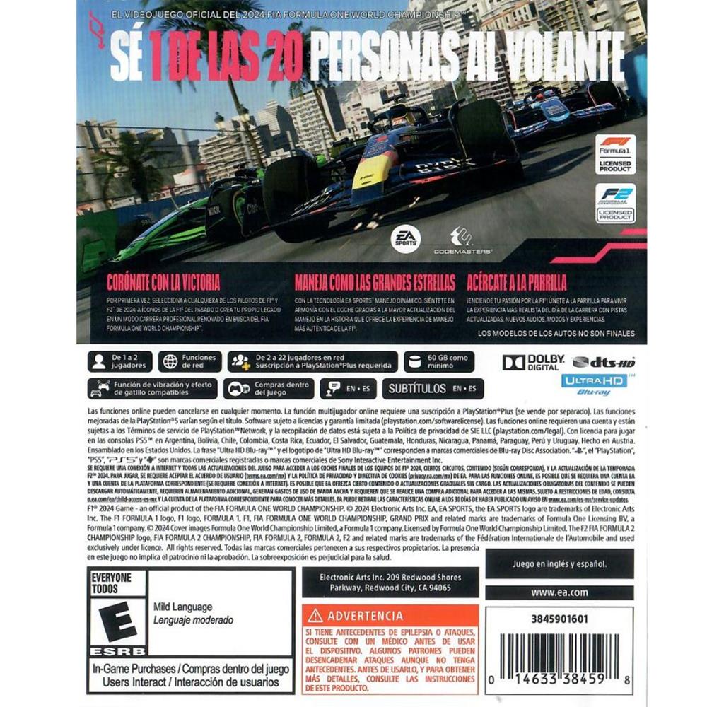 Formula (F1) 2024 - Ps5 (Seminovo)