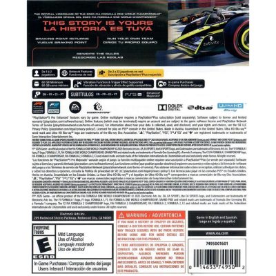 Formula (F1) 2025 - Ps5 (Seminovo)