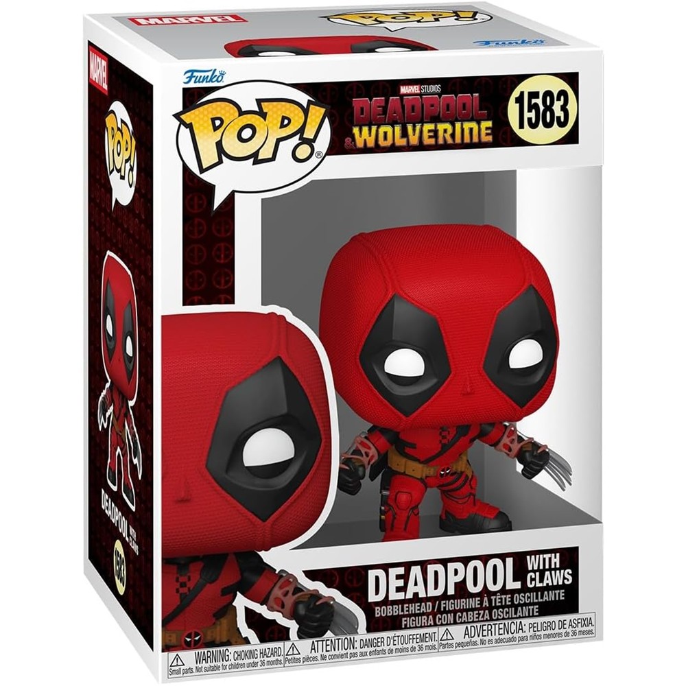 Funko Pop Deadpool With Claws #1583 Funko Pop Deadpool With Claws #1583