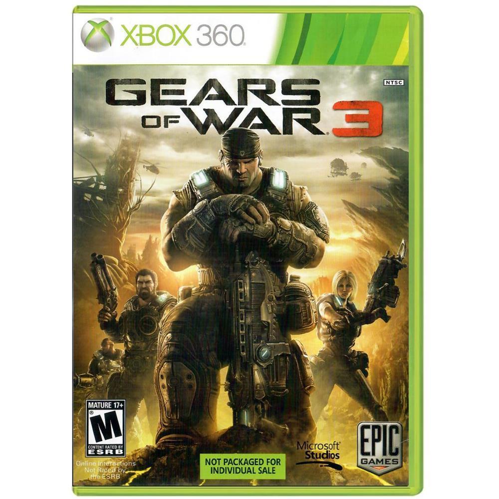 Gears Of War 3 -Xbox 360 (Usado) (Trinco) (Roda Somente No Xbox One Ou Series X) Gears Of War 3 -Xbox 360 (Usado) (Trinco) (Roda Somente No Xbox One Ou Series X)