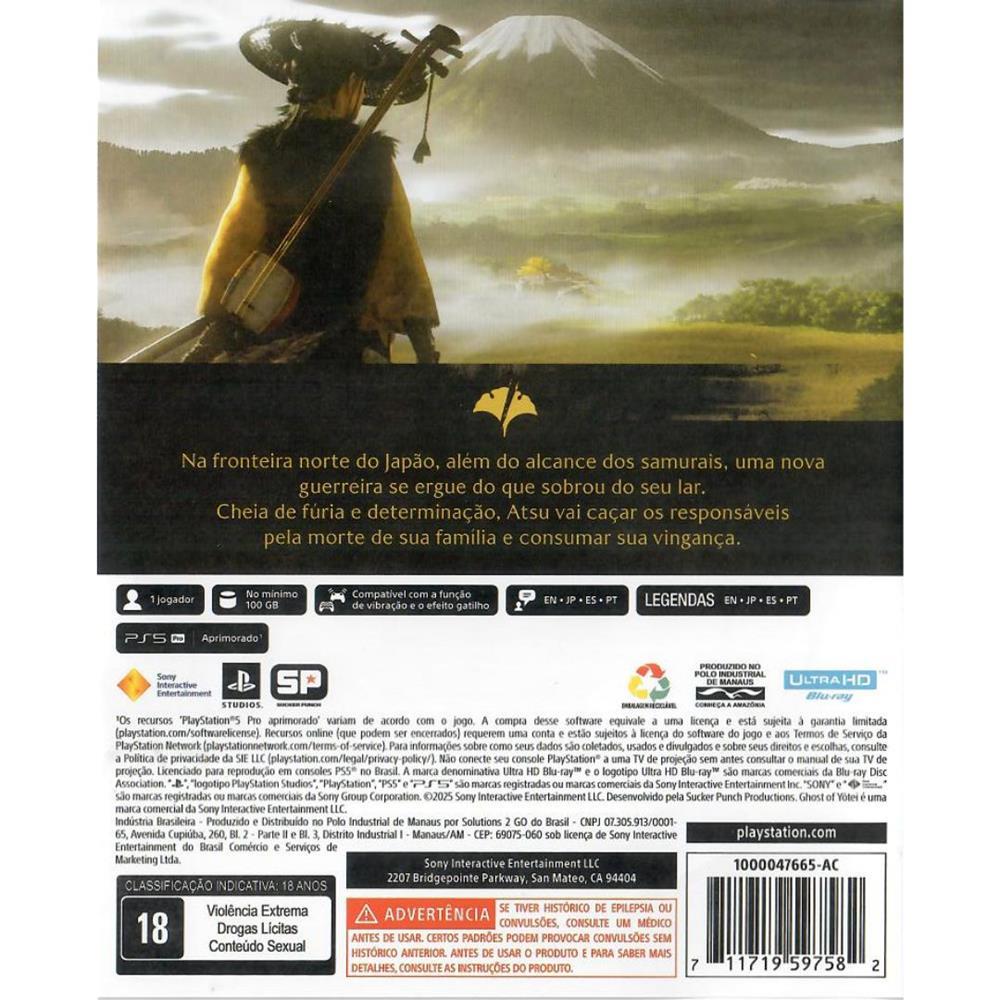 Ghost Of Yotei - Ps5 (Usado)