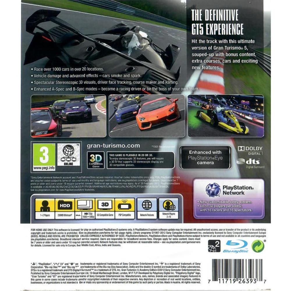 Gran Turismo 5 Academy Edition - Ps3 (Usado)