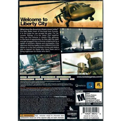 Gta 4 - Grand Theft Auto Iv (Platinum Hits) - Xbox 360 (Usado) (Sem Manual) (Roda Somente No Xbox One E Series X)