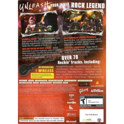 Guitar Hero 3 Legends Of Rock - Xbox 360 (Usado) (Joga No Controle)