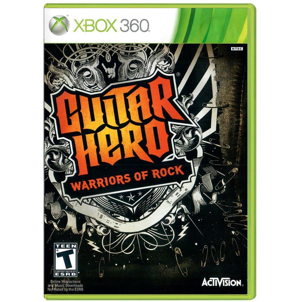 Guitar Hero Warriors Of Rock – Xbox 360 (Usado) (Sem Manual) (Requer Guitarra, Bateria Ou Microfone) Guitar Hero Warriors Of Rock - Xbox 360 (Usado) (Sem Manual) (Requer Guitarra, Bateria Ou Microfone)