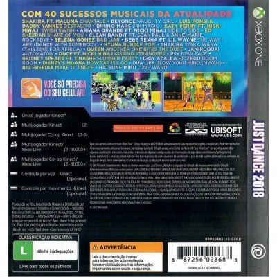 Just Dance 2018 - Xbox One (Usado)