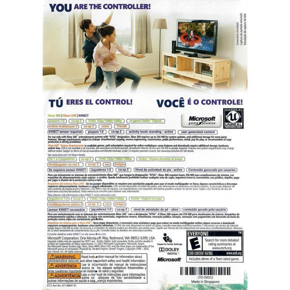 Kinect Adventure - Xbox 360 (Usado)