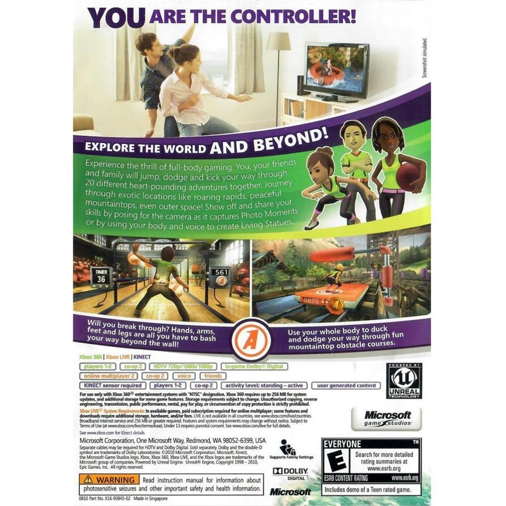 Kinect Adventure - Xbox 360 (Usado) (Sem Manual)