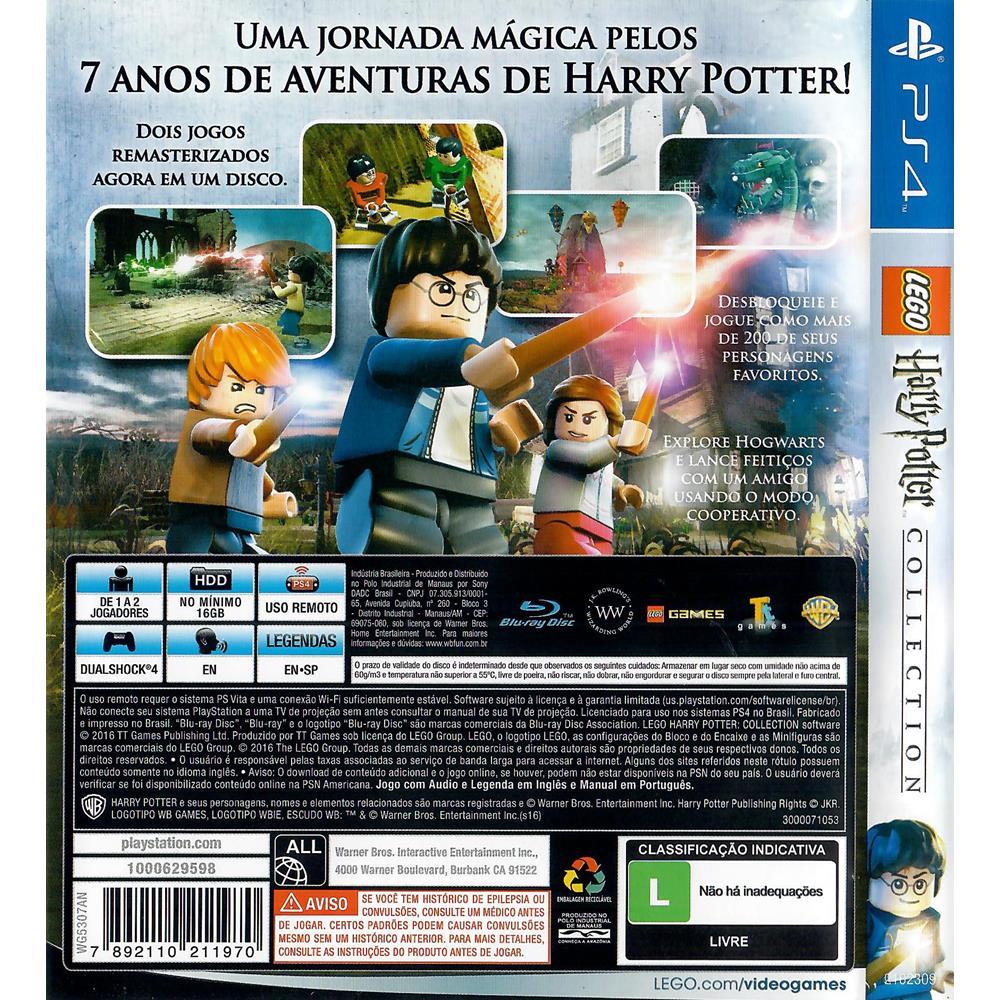 Lego Harry Potter Collection - Ps4 (Usado) (Sem Manual)
