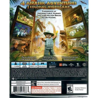 Lego Jurassic World - Ps4 (Usado) (Sem Manual)
