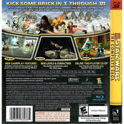 Lego Star Wars The Complete Saga - Ps3 (Usado)