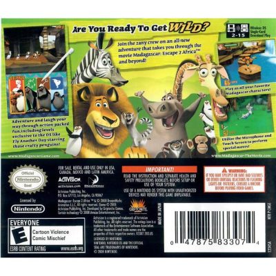 Madagascar Escape Africa 2 - Nintendo Ds (Seminovo)
