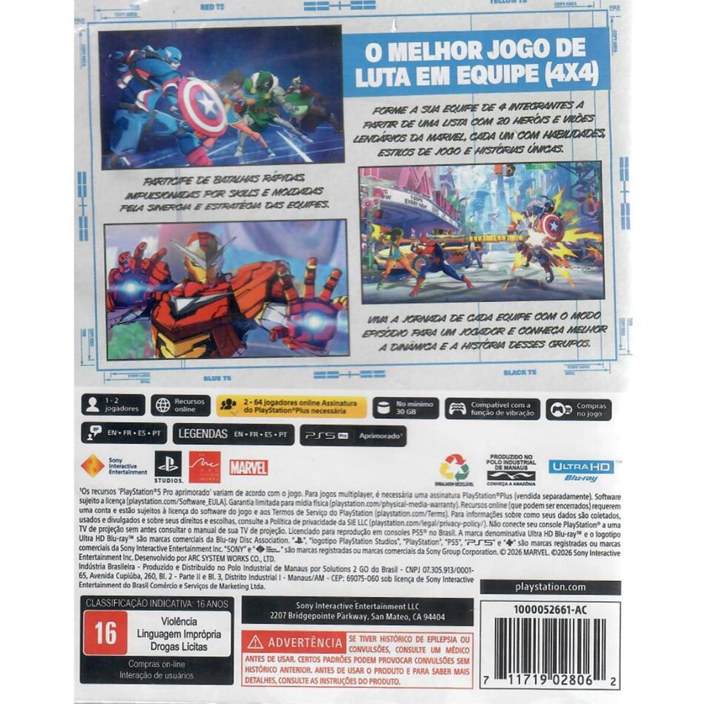 Marvel Tokon Fighting Souls - Ps5 (Novo)