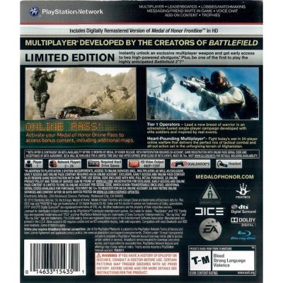 Medal Of Honor Limited Edition - Ps3 (Usado)