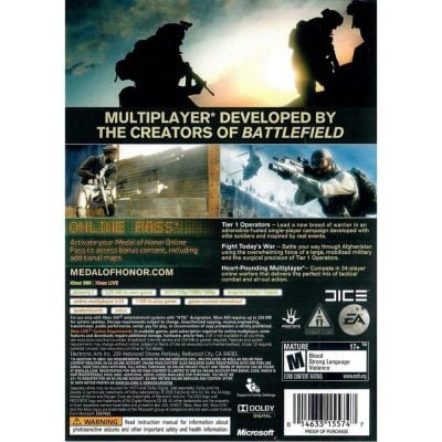 Medal Of Honor - Xbox 360 (Usado) (Encarte Amarelado) (Mancha)