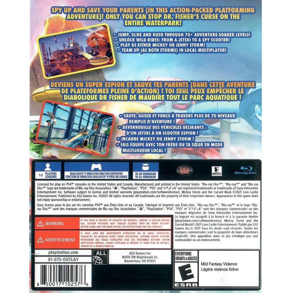 Mickey Storm And The Cursed Mask - Ps4 (Seminovo)