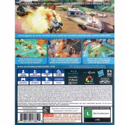 Micromachines World Series - Ps4 (Usado)