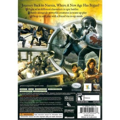 Narnia Prince Caspian - Xbox 360 (Usado) (Sem Manual)