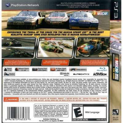 Nascar 2011 - Ps3 (Usado)