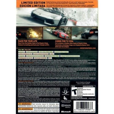 Need For Speed The Run - Xbox 360 (Usado) (Trinco)