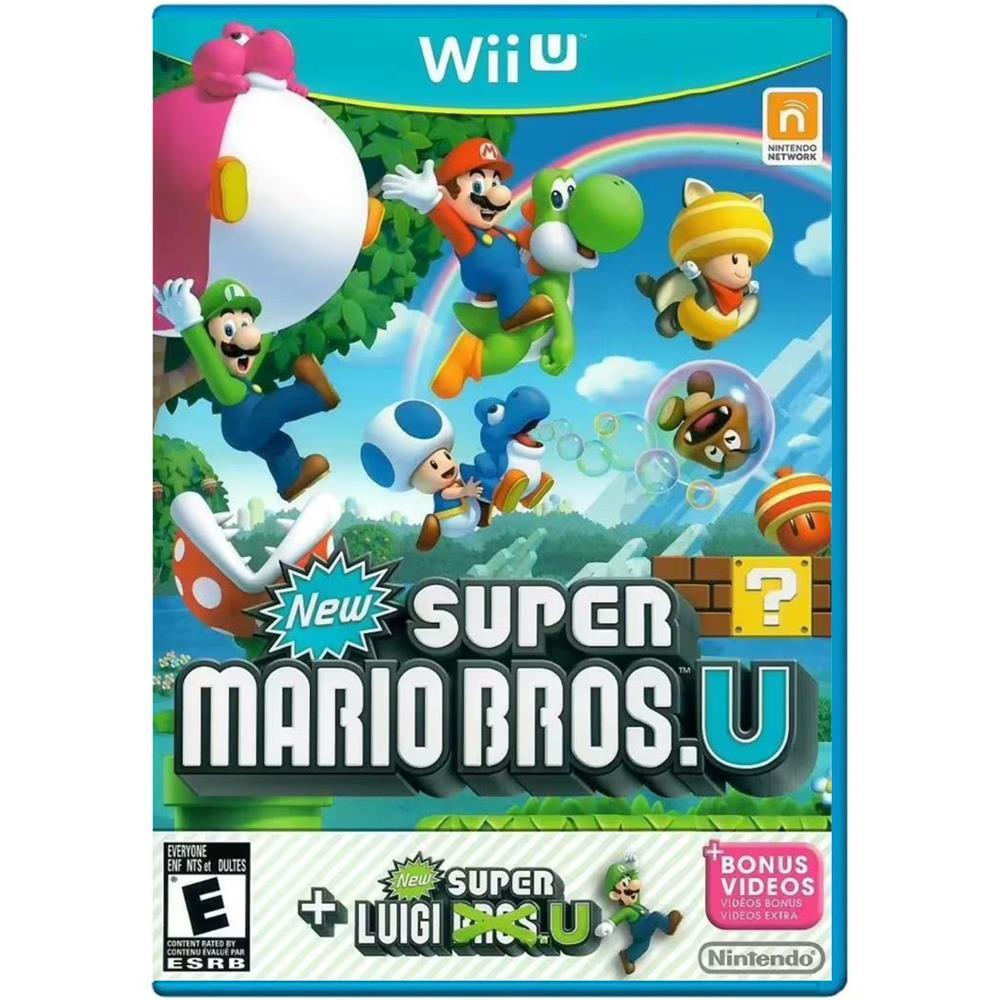 New Super Mario Bros. U + Super Luigi U – Nintendo Wii U (Sem Manual) (Seminovo) New Super Mario Bros. U + Super Luigi U - Nintendo Wii U (Sem Manual) (Seminovo)